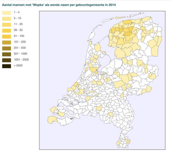 WopkeMap van Nederland