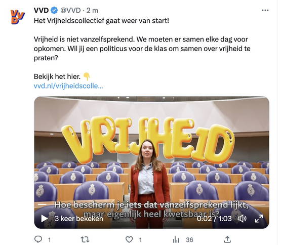 Vrijheid is niet vanzelfsprekend