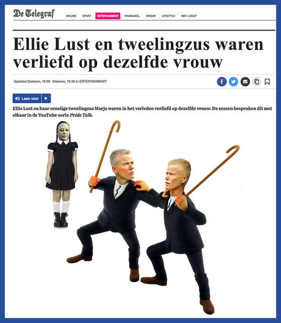 Kudo's voor de lolbroek die deze maakte