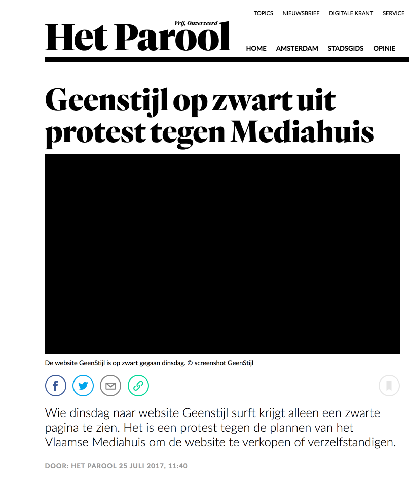Dit bericht is inmiddels aangepast: