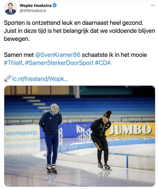 O NEE TOCH NIET LALALA SVEN KRAMER 🍆