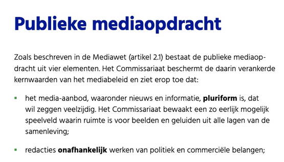 Commissariaat voor de Media