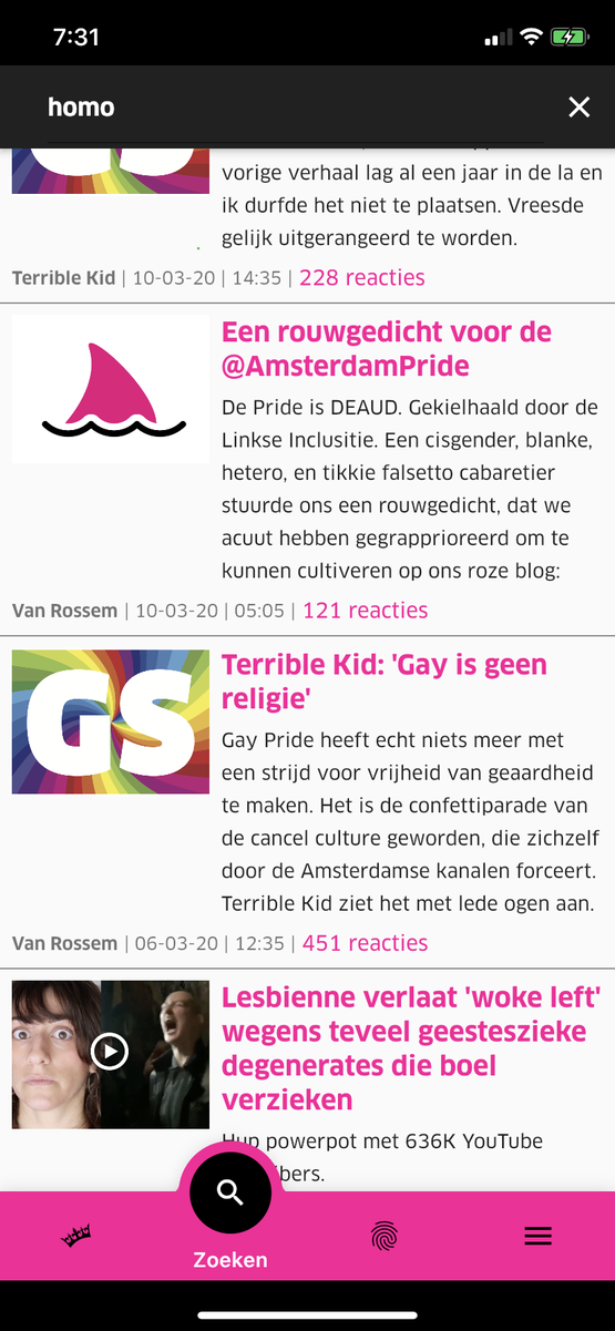 Het woord 'homo': VERBOTEN