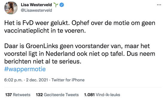 Inmiddels dus wel. (En EU-oproep Ursula was 1 dec, aankondiging Duitsland 2 dec)