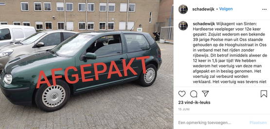 Juni: twaalf keer in anderhalf jaar