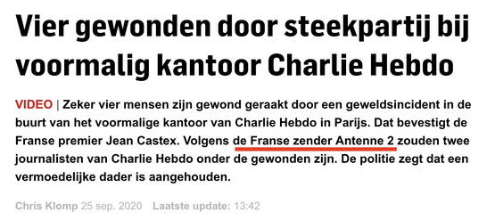 Wel even je bron erbij zetten, 'Franse televisie' is zo vaag