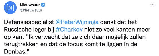 Zelfs het van oudsher pro-Russische Nieuwsuur lijkt te draaien Zelfs het van oudsher pro-Russische Nieuwsuur lijkt te draaien