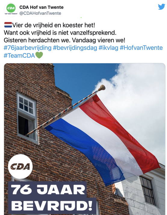 NPO: "Vrijheid is niet vanzelfsprekend"