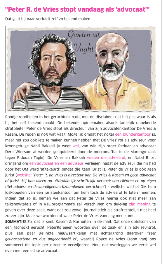 GeenStijl.nl, 27 mei: "Ons topic klopte"