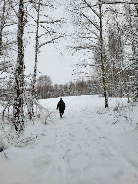 Wandeling naar de auto