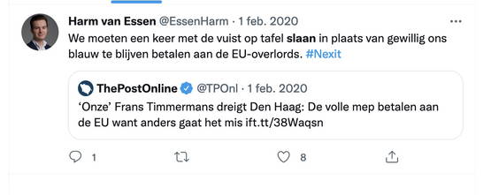 Geen woorden maar daden! Geen woorden maar daden!