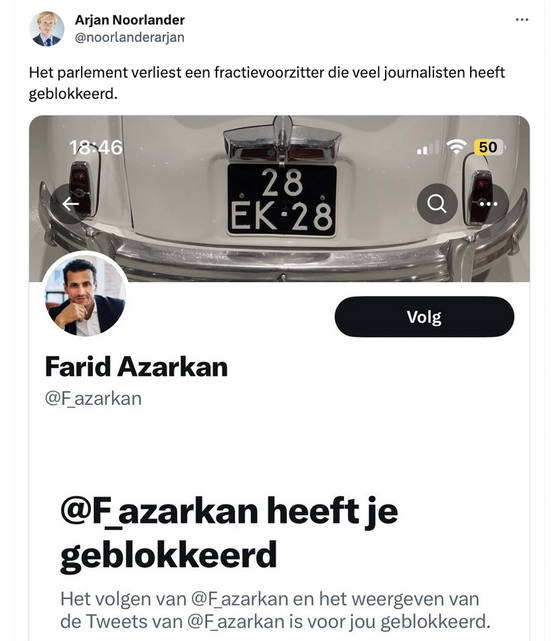 Dit block heeft Arjan Noorlander heel verdrietig gemaakt