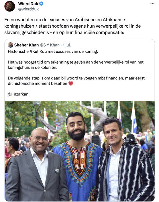 Kuifje en het Mysterie van Turken/Arabieren die zz dit spreekrecht toekennen