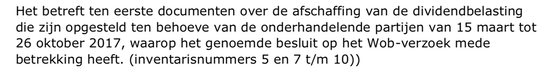 ... en er waren wel degelijk informeel uitgevraagde memo's