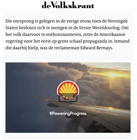 Perverse vliegreizen met Shell