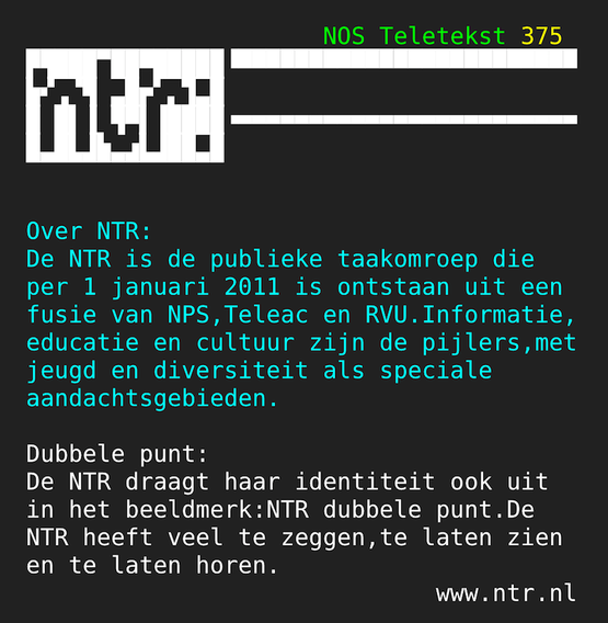 3. Teletekst pagina 375 3. Teletekst pagina 375