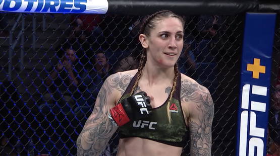 Wat een magistrale verschijning die Megan Anderson