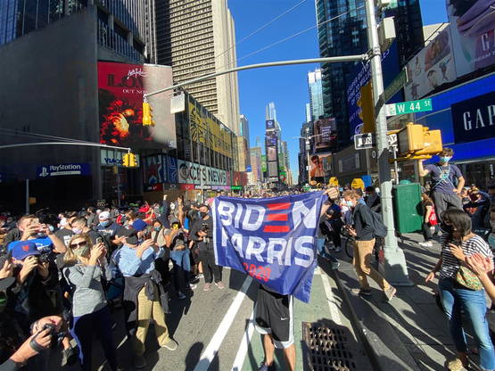 Times Square NY, zojuist