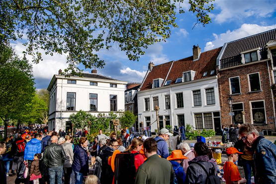 Vorig jaar - Wel veel mensen op straat