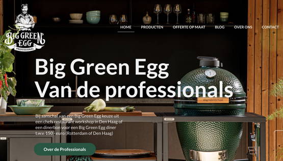 Dan maar thuis uit eten! Met uw eigen Big Green Egg