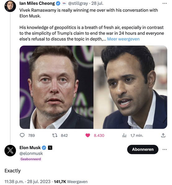 Musk & Miles