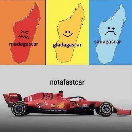 Ja okee Ferrari zuigt consequent...