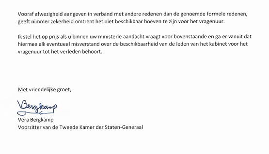 Uiteindelijke brief