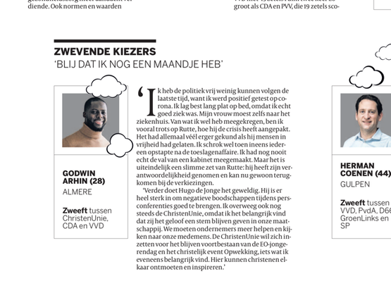 Volkskrant, 13 februari 2021