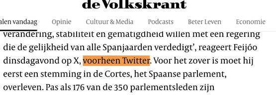 Voorheen Twitter