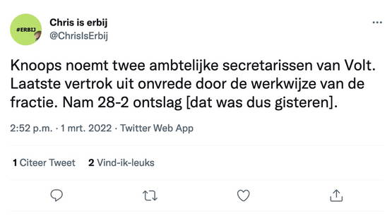 UPDATE - Pleuris uitgebroken bij fractie