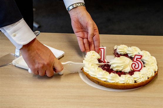 Eerst blazen natuurlijk