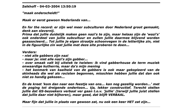 Klaas Dijkhoff versus de Kaalkopjes, maart 2004