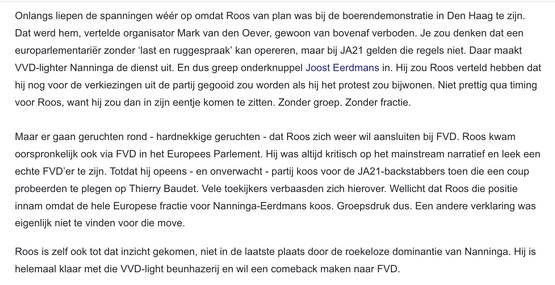 "Rob, jij bent een echte FvD'er, jij blijft een echte FvD'er"