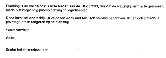 E-mails over vertaling CTIVD-rapport 9 maart 2018