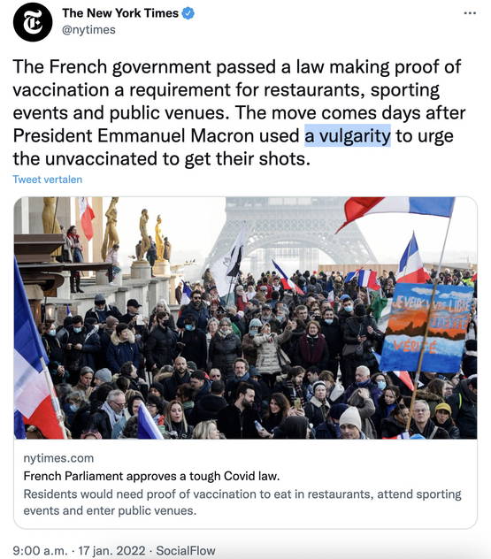 "a vulgarity"! "a vulgarity"!