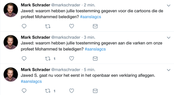 Zijn eigen woorden, uit een eerdere zitting