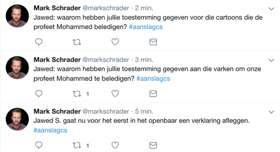 Zijn eigen woorden, uit een eerdere zitting Zijn eigen woorden, uit een eerdere zitting