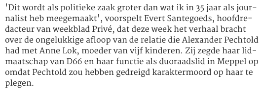 Nou, nou dat klinkt niet best: