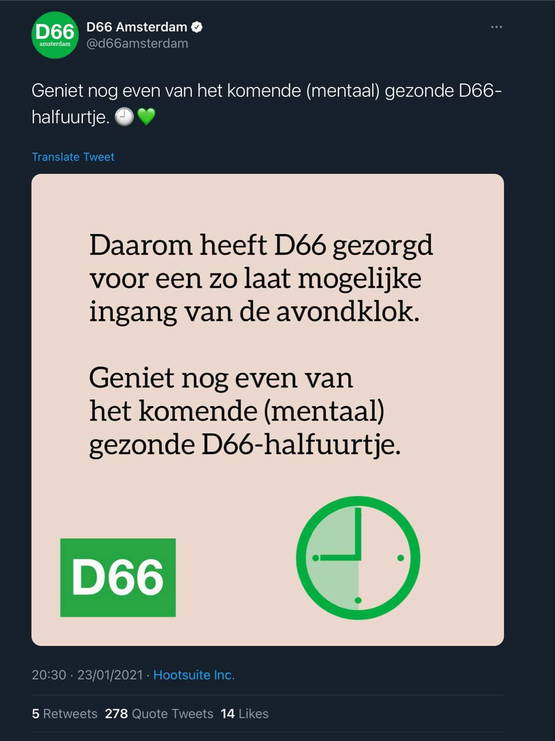 Aaaand it's gone (net op tijd voor de avondklok)