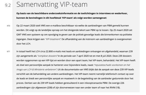 VIP-team: reputatieschade voorkomen en het imago van LCH & Ministerie verbeteren