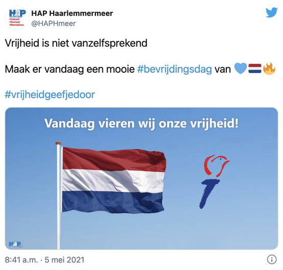 NPO: "Vrijheid is niet vanzelfsprekend"