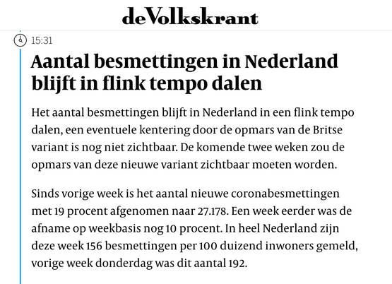 GOED, volkskrant