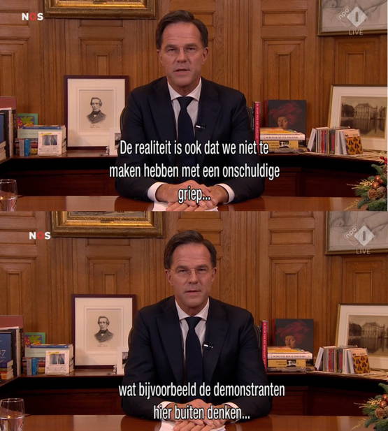 Rutte reageert op Hofvijverfluiters