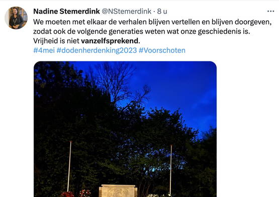 Vrijheid is niet vanzelfsprekend