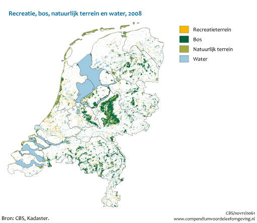 Groen = Bos