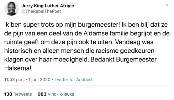 Oh en iedereen hierboven is een racist waarvan akte